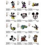 Collection Mickey Mouse Embroidery Designs 03